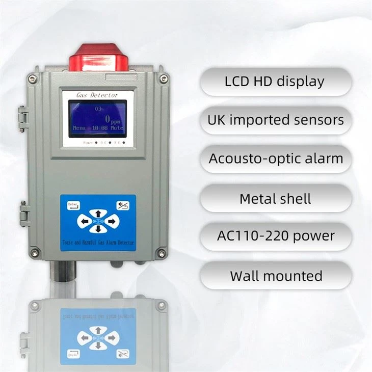 Fixed CH4 Methane ethylene gas leak detector