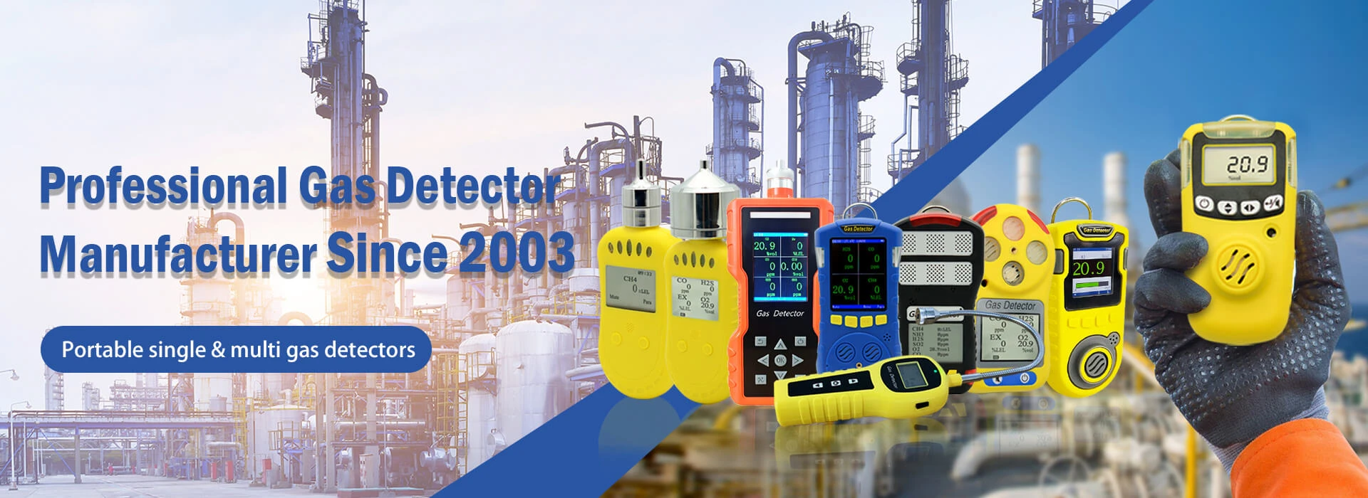 professional gas detector manufacturer